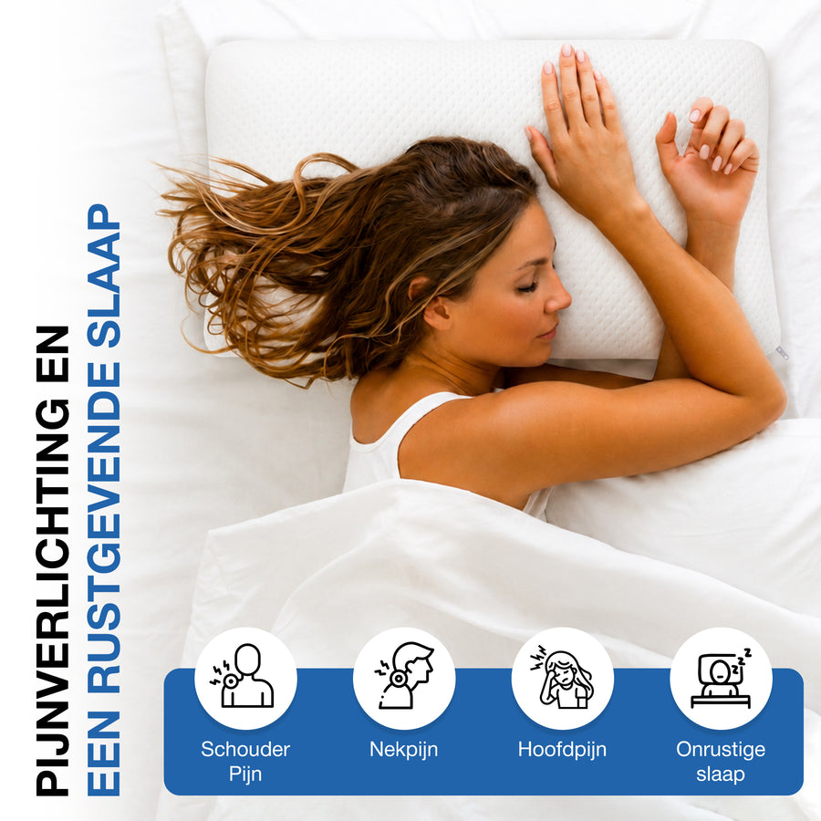 Budino® Breeze Traagschuim Hoofdkussen