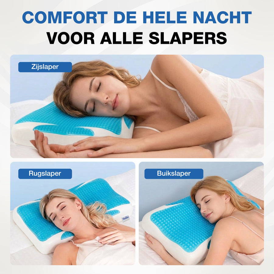 Budino® CoolGel Traagschuim Hoofdkussen